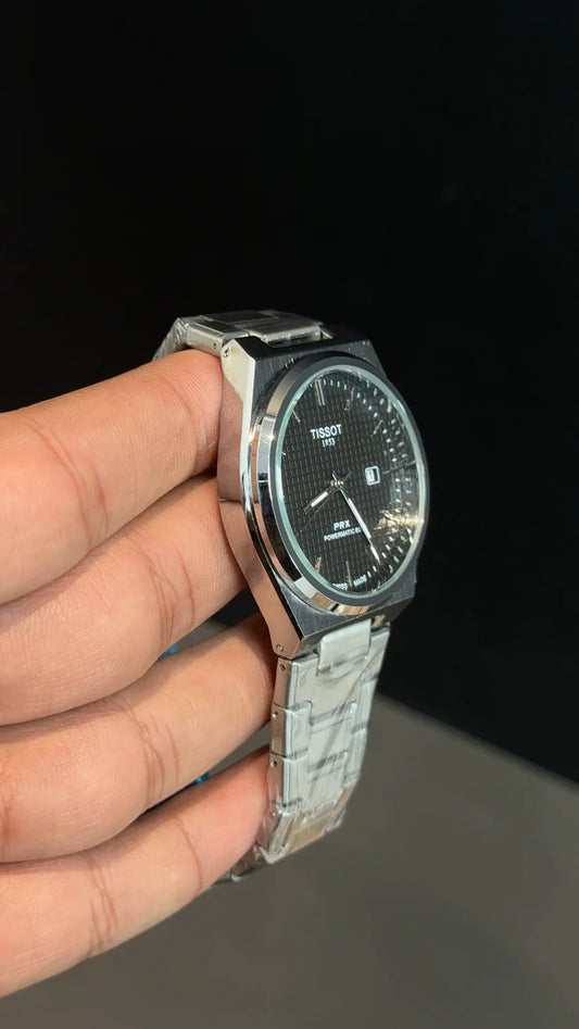 Tissot PRX | Smooth Movement | 40mm | Silver Chain | Grey Box Dial